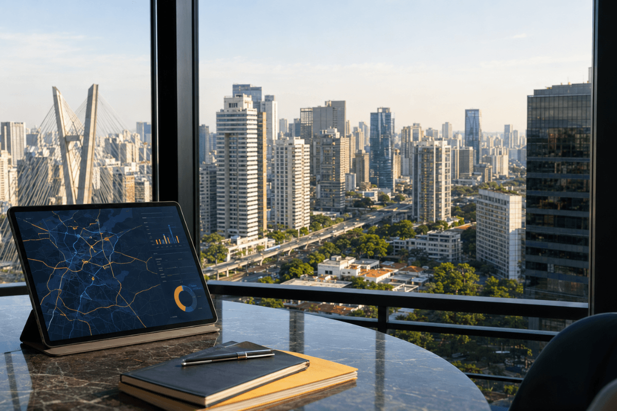 Fachada de um edifício residencial moderno